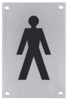 150 x 100mm Sign Male Figure Self Adhesive SAA 5.49