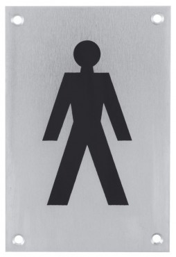 150 x 100mm Sign Male Figure Self Adhesive SAA