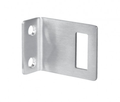 Angle Keep for Toilet Cubicle Door Lock 13mm Board T250S Satin Stainless