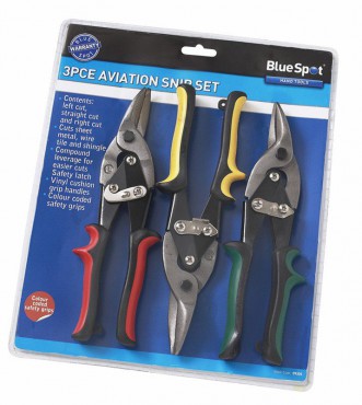 BlueSpot Aviation Snips 3 Piece Set 09305