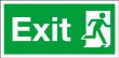 BS5499 Self Adhesive Exit Running Man Signs