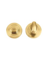 Bathroom Turn & Release Stanza ZPZ004-FSB Favo Satin Brass 11.61