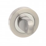 Mediterranean Bathroom Turn & Release M-WC-SN/CP Satin Nickel / Polished Chrome 12.57
