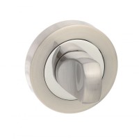 Mediterranean Bathroom Turn & Release M-WC-SN/CP Satin Nickel / Polished Chrome 12.57