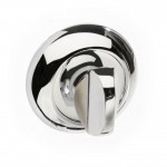 Mediterranean Bathroom Turn & Release on Radius Rose MC-WC-CP Polished Chrome 13.69