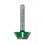 Trend Bevel Trimmer Router Bit  C047x1/4TC Chamfer A= 60 Degree x 25.4mm Dia 28.58