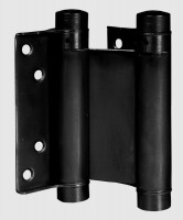 D&E 100mm Compact Double Action Spring Hinges Matt Black Finish per pair 40.32