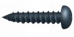 Black Round Head Wood Screws