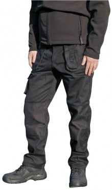 Blackrock Workman Trousers Black 32" Long