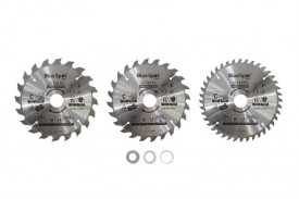 BlueSpot Circular Saw Blades TCT Set of 3 190mm x 30mm 19402 23.01