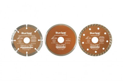 BlueSpot 115mm Diamond Cutting Discs Set of 3 19546