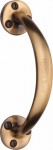 Heritage Brass Bow Pull Handle V1140-AT 148mm Antique Brass 16.15