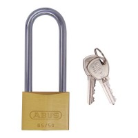 Abus 65/40 HB63C Brass Long Shackle Padlock 17.33