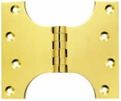 3926 100mm x 50mm x 100mm Parliament Hinge Brass per single 11.98