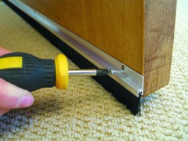 Stormguard 914mm BDS Brush Draught Excluder Aluminium Finish 9.96