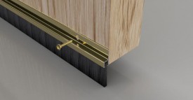 Stormguard 914mm BDS Brush Draught Excluder Gold Finish 12.46