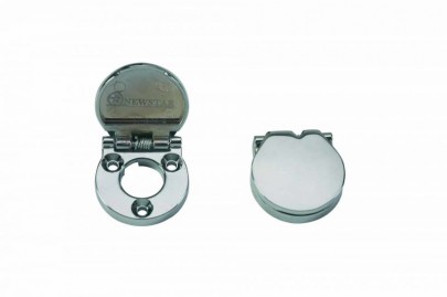 Budget Lock Sprung Hinged Escutcheon SSS