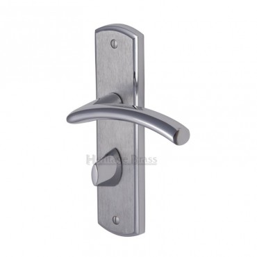 Marcus CEN1030-AP Centaur Lever Bathroom Door Handles Apollo Split Finish