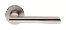 Eurospec Steelworx Door Handles Lever on Rose CSL1134SSS G304 Satin Stainless Steel 29.70