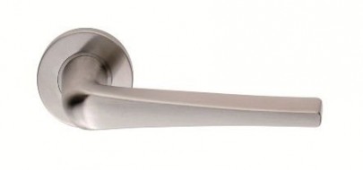 Eurospec Steelworx Door Handles Lever on Rose CSL1160SSS G304 Satin Stainless Steel