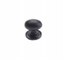 Foxcote Foundries FF31 Oval Cupboard Knob Black Antique 3.66