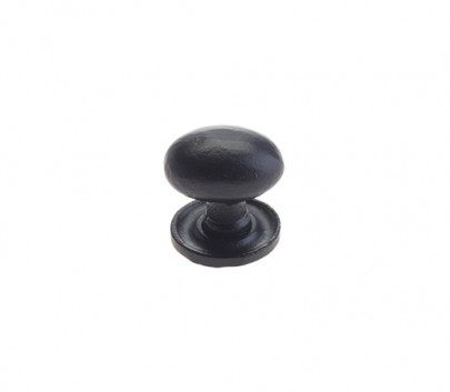 Foxcote Foundries FF31 Oval Cupboard Knob Black Antique