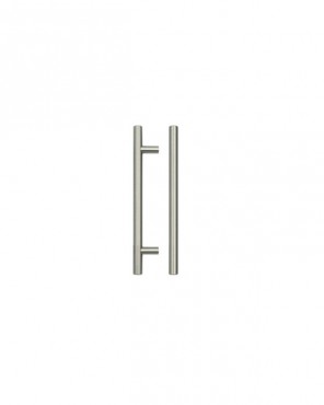 Fulton & Bray186mm T Bar Cabinet Handle 128mm Centres Brushed Nickel