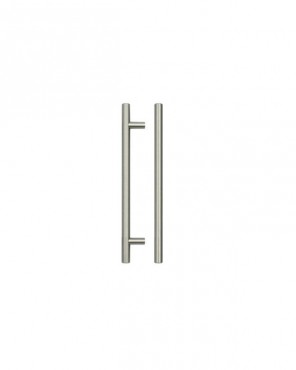 Fulton & Bray 220mm T Bar Cabinet Handle 160mm Centres Brushed Nickel