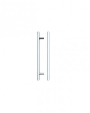 Fulton & Bray 220mm T Bar Cabinet Handle 160mm Centres Polished Chrome