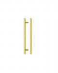 Fulton & Bray 252mm T Bar Cabinet Handle 192mm Centres Brushed Gold 2.38