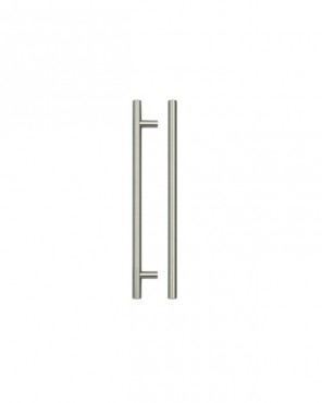 Fulton & Bray 252mm T Bar Cabinet Handle 192mm Centres Brushed Nickel