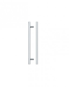 Fulton & Bray 252mm T Bar Cabinet Handle 192mm Centres Polished Chrome