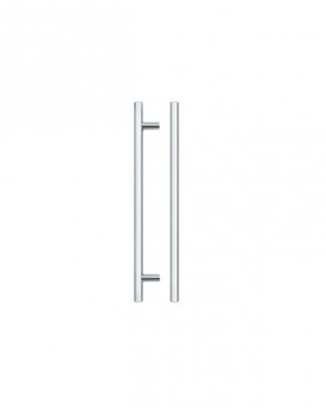 Fulton & Bray 252mm T Bar Cabinet Handle 192mm Centres Polished Chrome