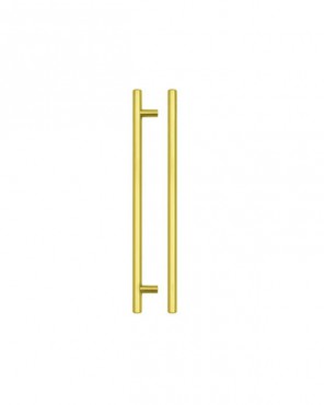 Fulton & Bray 284mm T Bar Cabinet Handle 224mm Centres Brushed Gold