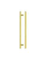 Fulton & Bray 316mm T Bar Cabinet Handle 256mm Centres Brushed Gold 3.17