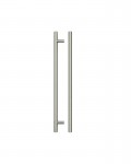 Fulton & Bray 316mm T Bar Cabinet Handle 256mm Centres Brushed Nickel 2.54
