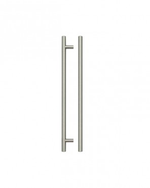 Fulton & Bray 316mm T Bar Cabinet Handle 256mm Centres Brushed Nickel