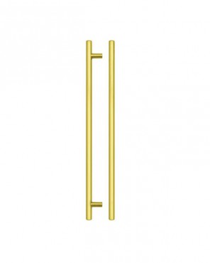 Fulton & Bray 348mm T Bar Cabinet Handle 288mm Centres Brushed Gold