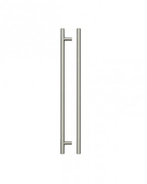 Fulton & Bray 348mm T Bar Cabinet Handle 288mm Centres Brushed Nickel