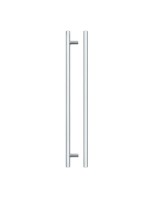 Fulton & Bray 348mm T Bar Cabinet Handle 288mm Centres Polished Chrome 2.83