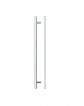 Fulton & Bray 348mm T Bar Cabinet Handle 288mm Centres Polished Chrome