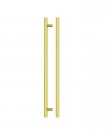 Fulton & Bray 380mm T Bar Cabinet Handle 320mm Centres Brushed Gold 3.82