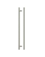 Fulton & Bray 380mm T Bar Cabinet Handle 320mm Centres Brushed Nickel 3.10