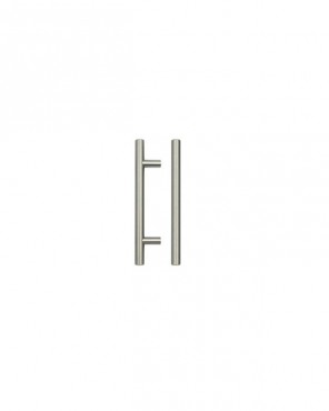 Fulton & Bray 156mm T Bar Cabinet Handle 96mm Centres Brushed Nickel