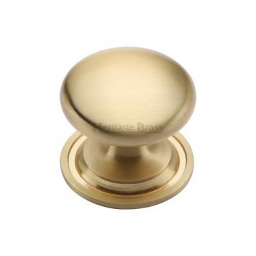 Marcus C2240 25mm Round Cabinet Knob with Rose Satin Brass