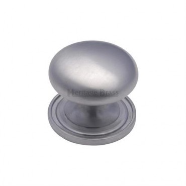 Marcus C2240 25mm Round Cabinet Knob with Rose Satin Chrome