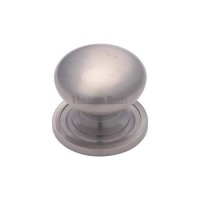 Marcus C2240 25mm Round Cabinet Knob with Rose Satin Nickel 4.58