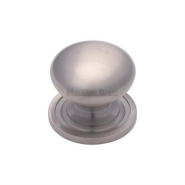 Marcus C2240 25mm Round Cabinet Knob with Rose Satin Nickel