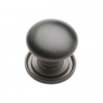 Marcus C2240 32mm Round Cabinet Knob with Rose Matt Bronze 7.08