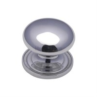 Marcus C2240 32mm Round Cabinet Knob with Rose Polished Chrome 7.08